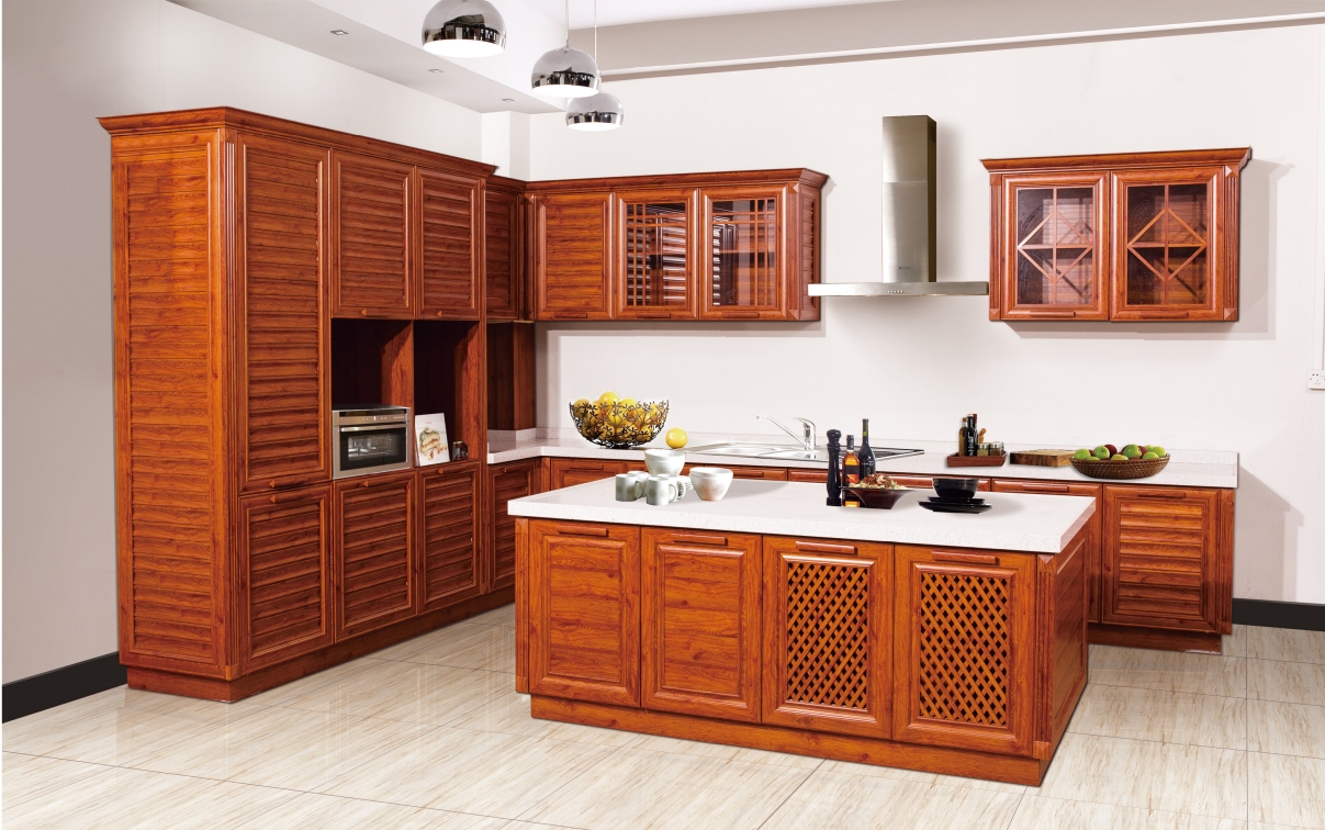 全鋁櫥柜-10（風(fēng)格：中式；顏色：金橡）